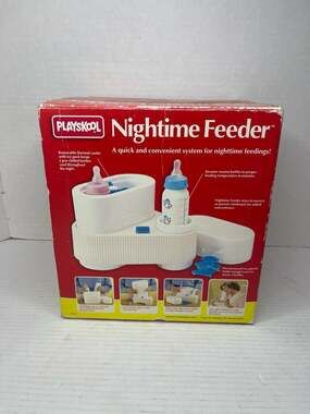Vintage 1993 Playskool Nighttime Feeder Baby Bottle Warmer & Cooler System NIB